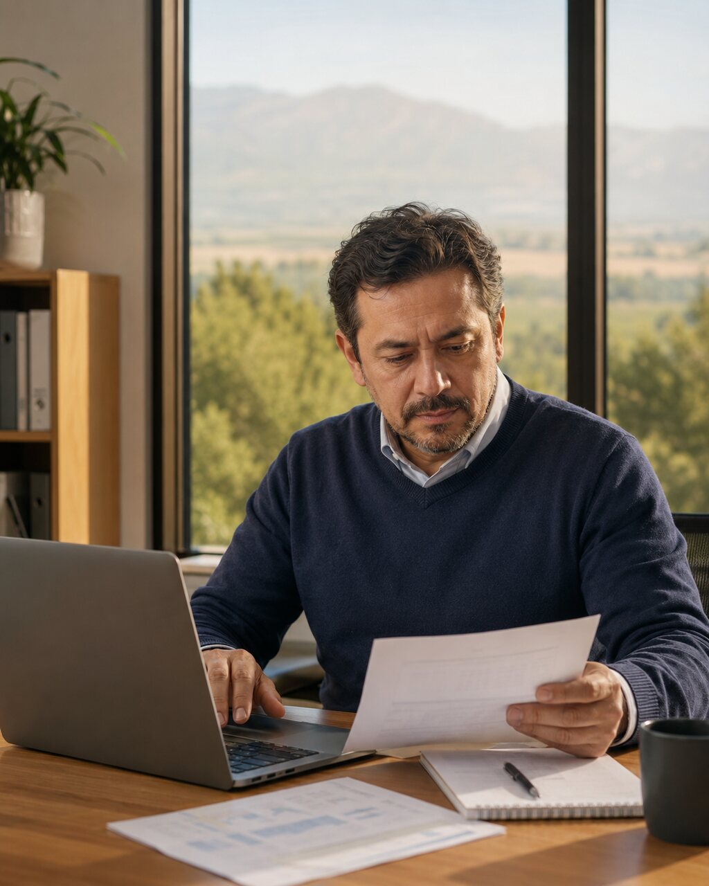 Emprendedores latinos de El Monte gestionando asesorías, comercio electrónico y servicios locales con una oficina virtual